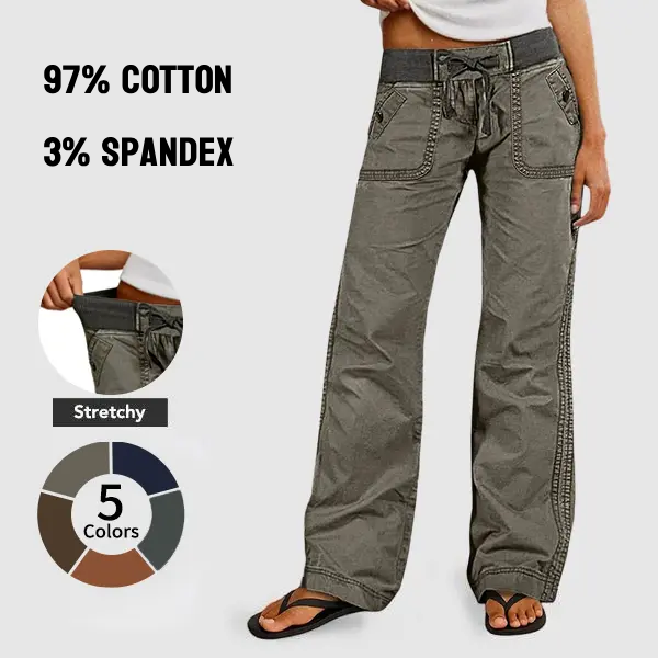 🔥 BESTSELLER | 8PCS $24.99 | Women's High Stretch Mid Rise Straight Pants