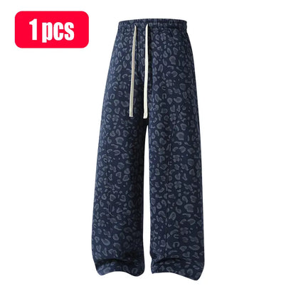 🔥 BESTSELLER | 4PCS $19.95 | Unisex leopard-print casual trousers with side pockets