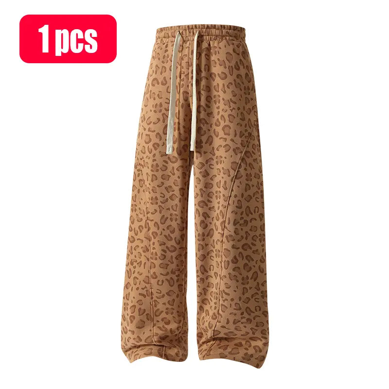 Timber Production Method 🔥 BESTSELLER | 4PCS $19.95 | Unisex leopard-print casual trousers with ...
