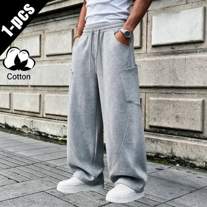 🔥 BESTSELLER | 6PCS $24.99 |  Men’s loose casual wide-leg sweatpants