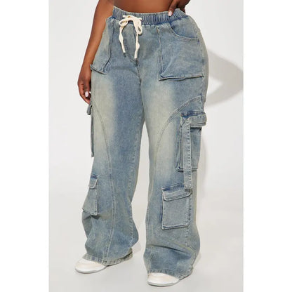 🔥 BESTSELLER | 6PCS $24.99 | Baggy Cargo Jeans