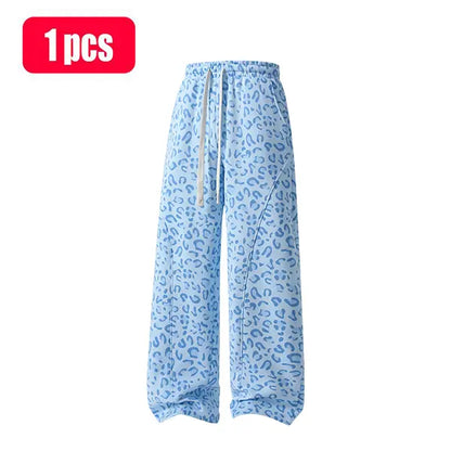 🔥 BESTSELLER | 4PCS $19.95 | Unisex leopard-print casual trousers with side pockets