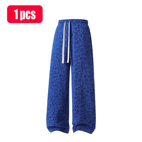 🔥 BESTSELLER | 4PCS $19.95 | Unisex leopard-print casual trousers with side pockets