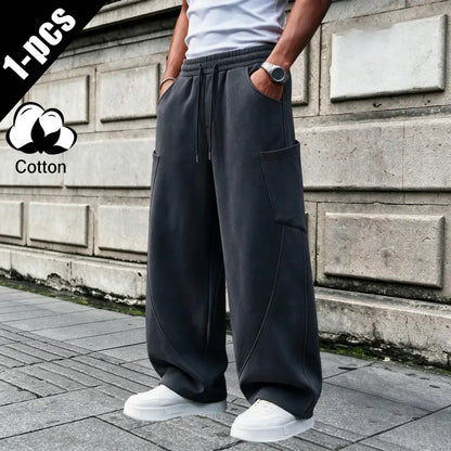 🔥 BESTSELLER | 6PCS $24.99 |  Men’s loose casual wide-leg sweatpants