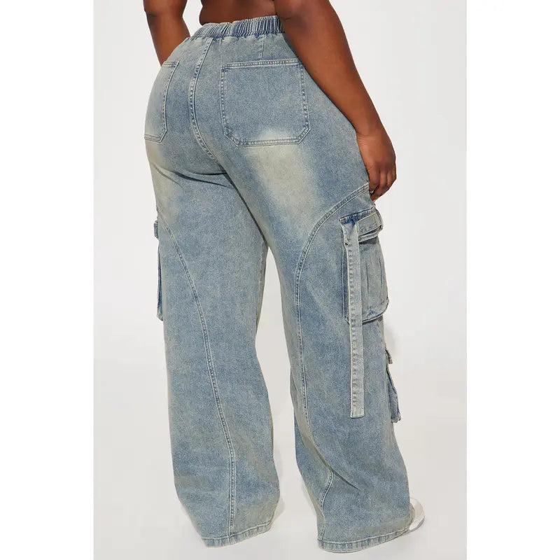 🔥 BESTSELLER | 6PCS $24.99 | Baggy Cargo Jeans
